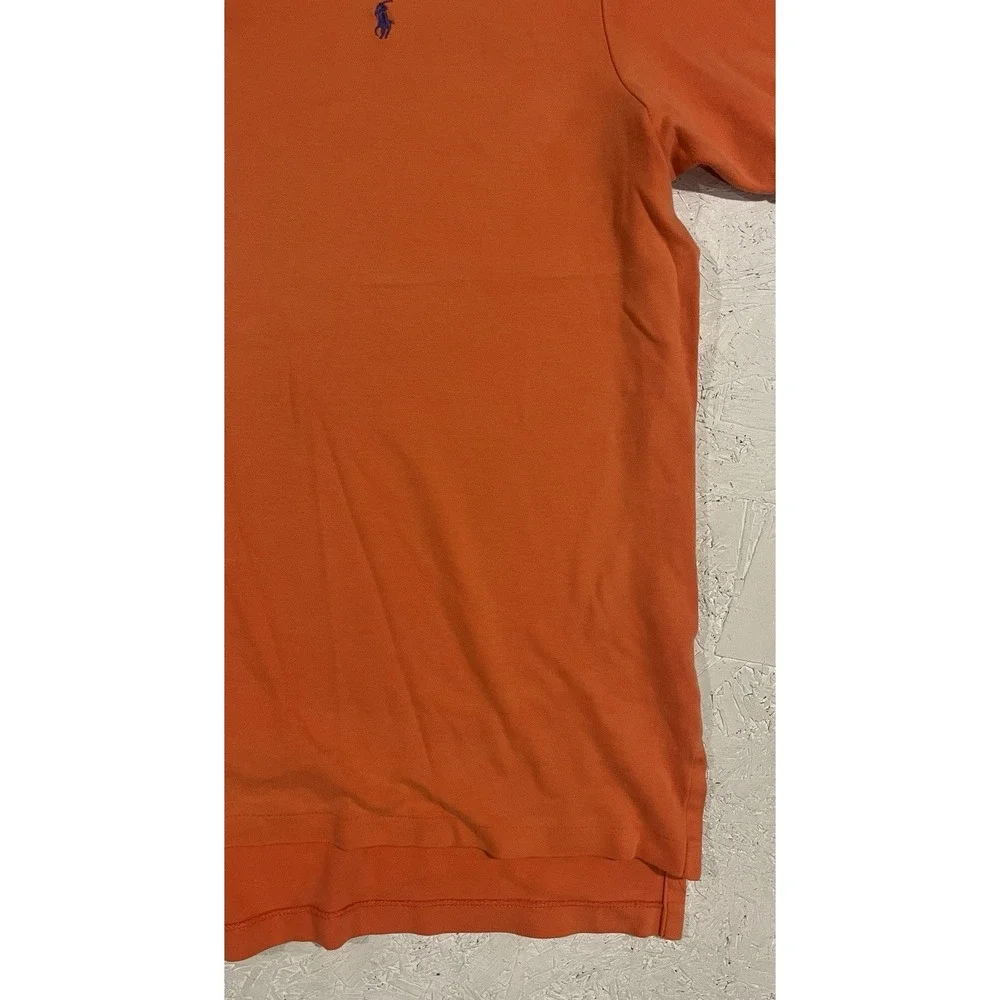 Polo Ralph Lauren Polo Shirt Mens XL Orange‎ Short Sleeve Classic Pony Logo